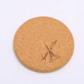 Logo personnalisé Natural Cork Placemat Round Cork Coaster